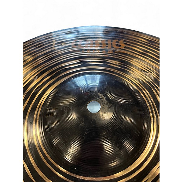 Used MEINL 14in classic custom dark hihat pair Cymbal