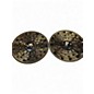 Used MEINL 14in classic custom dark hihat pair Cymbal