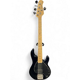 Used Sterling by Music Man Stingray 5 Black Electric Bass Guitar