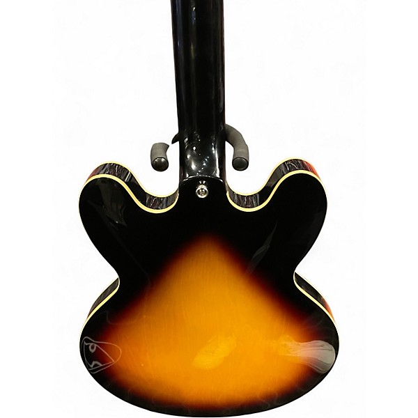 Used 2020 Epiphone dot 335  vintage sunburst Hollow Body Electric Guitar