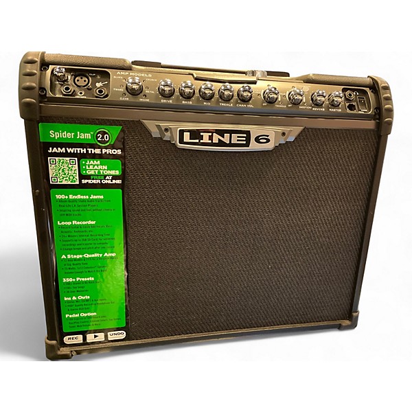 Used Line 6 Spider Jam 75W 1x12 Guitar Combo Amp