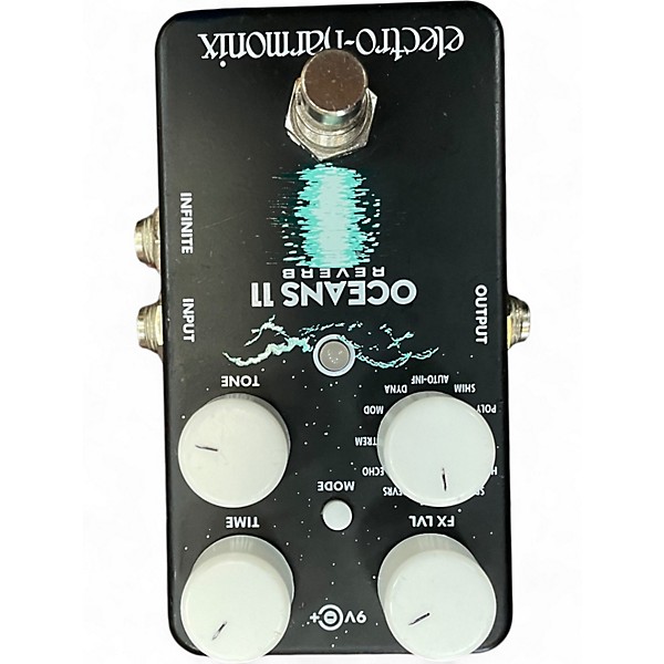Used Electro-Harmonix Oceans 11  Reverb Effect Pedal