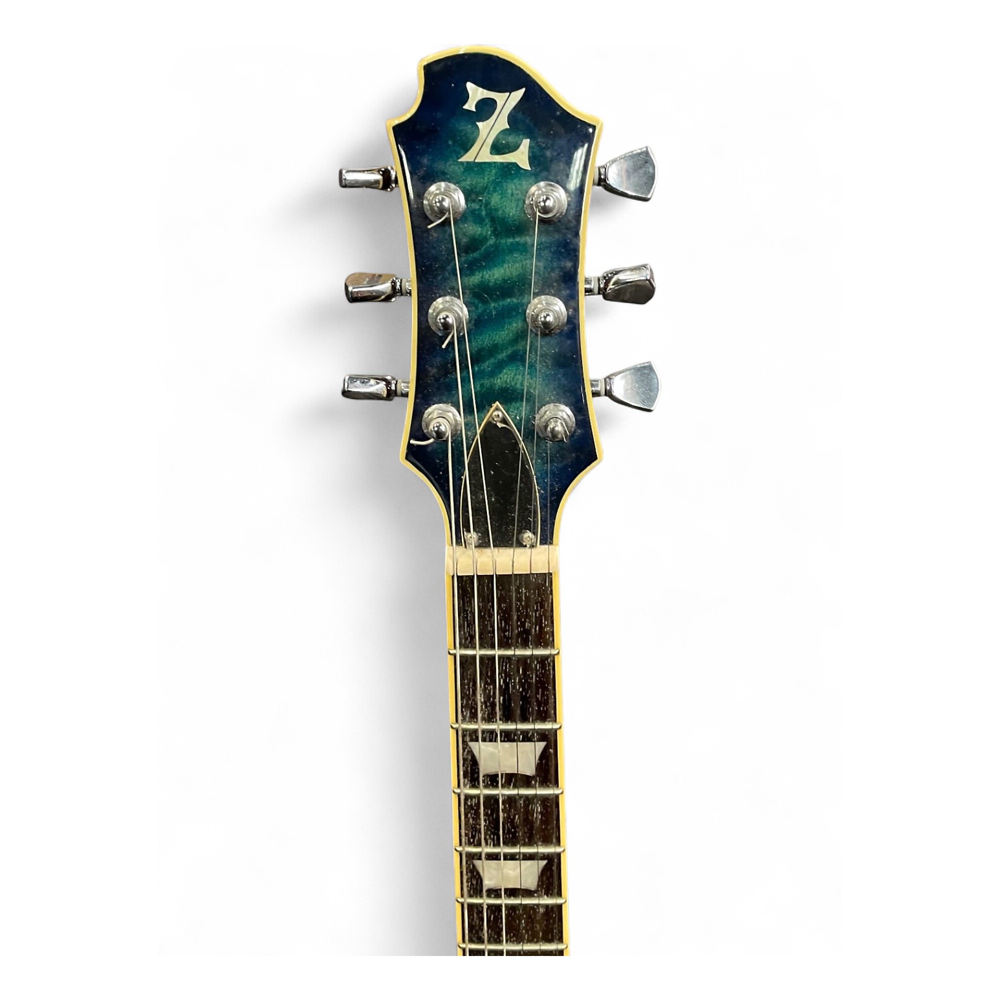 Used Zemaitis Z22QQ Turquoise Burst Solid Body Electric