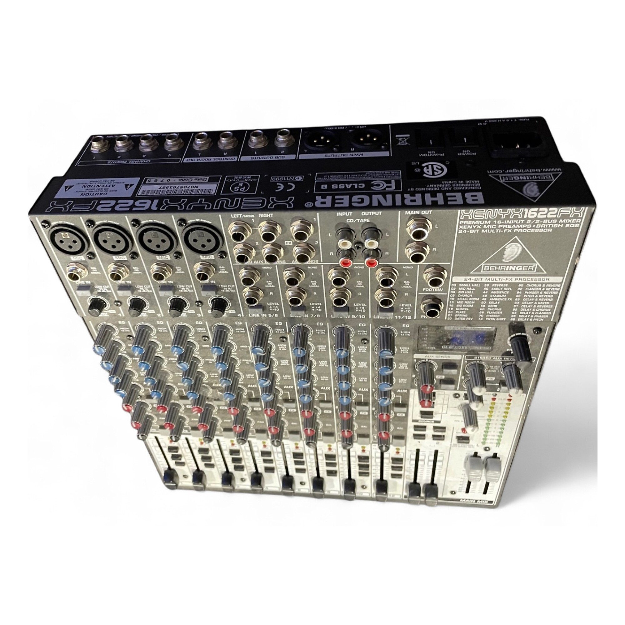 Used Behringer Xenyx 1622FX Unpowered Mixer | Guitar Center