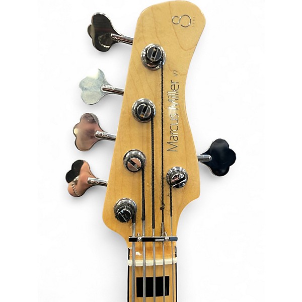 Used Sire Marcus Miller V7 Alder 5 String AMBER Electric Bass Guitar