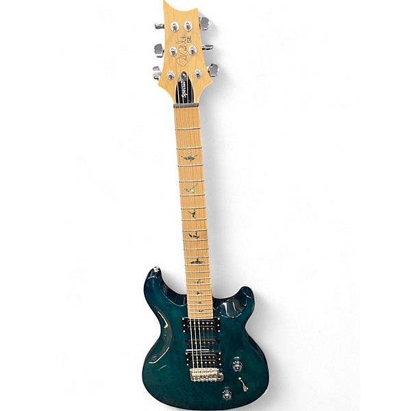 Used PRS Swamp Ash Special IRI BLUE Solid Body Electric Guitar