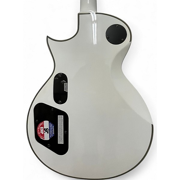 Used ESP LTD James Hetfield Signature Iron Cross Alpine White Solid Body Electric Guitar