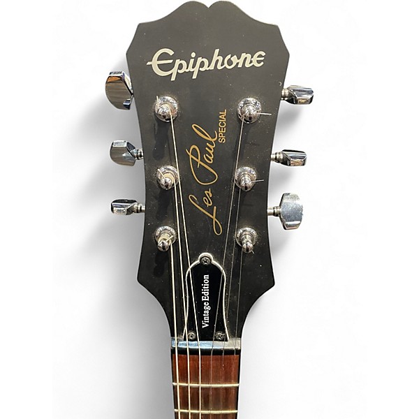 Used Epiphone Les Paul Special Vintage Edition Black Solid Body Electric Guitar
