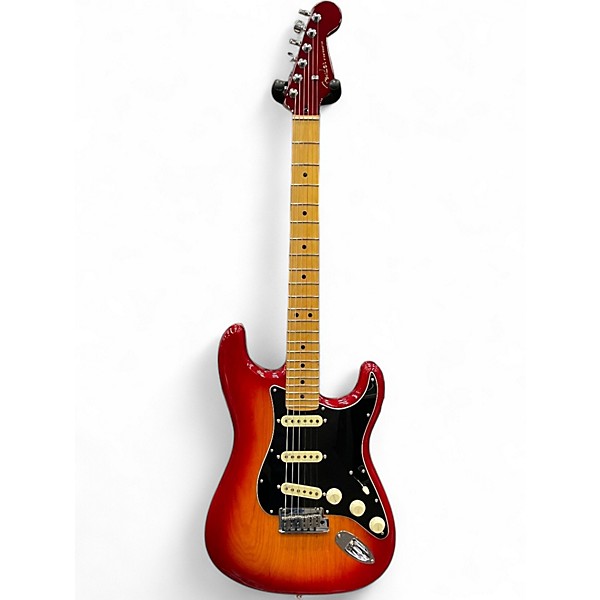 Used Fender American Ultra Luxe Stratocaster Red Plasma Solid Body Electric Guitar