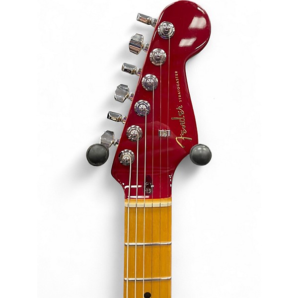 Used Fender American Ultra Luxe Stratocaster Red Plasma Solid Body Electric Guitar