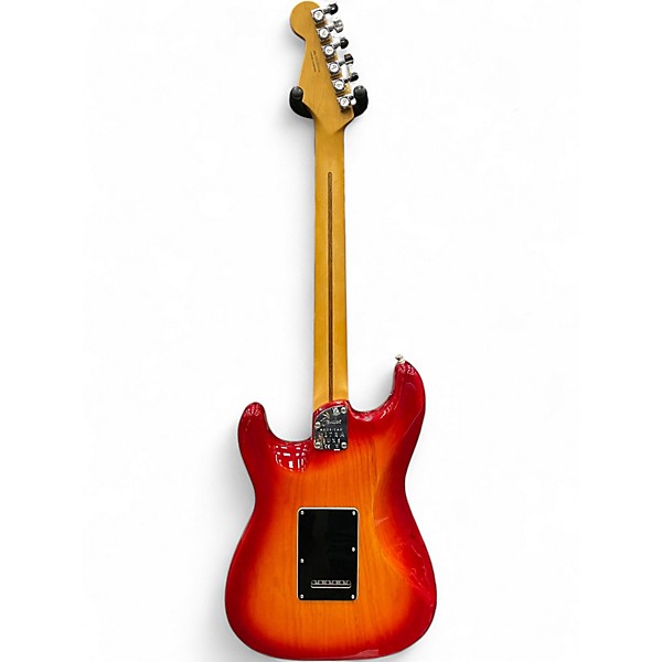 Used Fender American Ultra Luxe Stratocaster Red Plasma Solid Body Electric Guitar