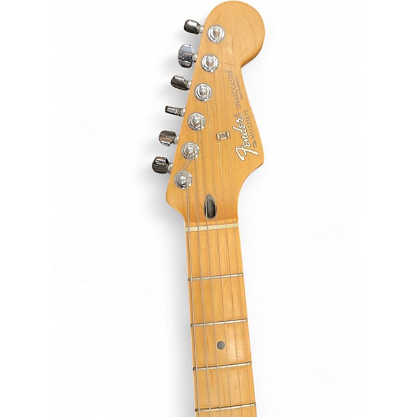 Used 2005 Fender Standard Stratocaster Black Solid Body Electric Guitar