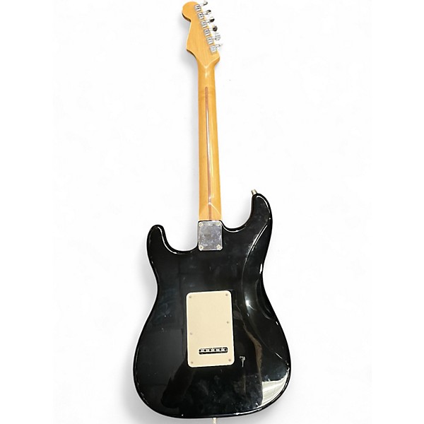 Used 2005 Fender Standard Stratocaster Black Solid Body Electric Guitar