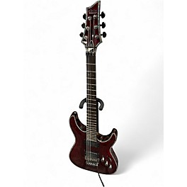 Used Schecter Guitar Research Hellraiser C1 Floyd Rose Trans Red Solid Body Electric Guitar