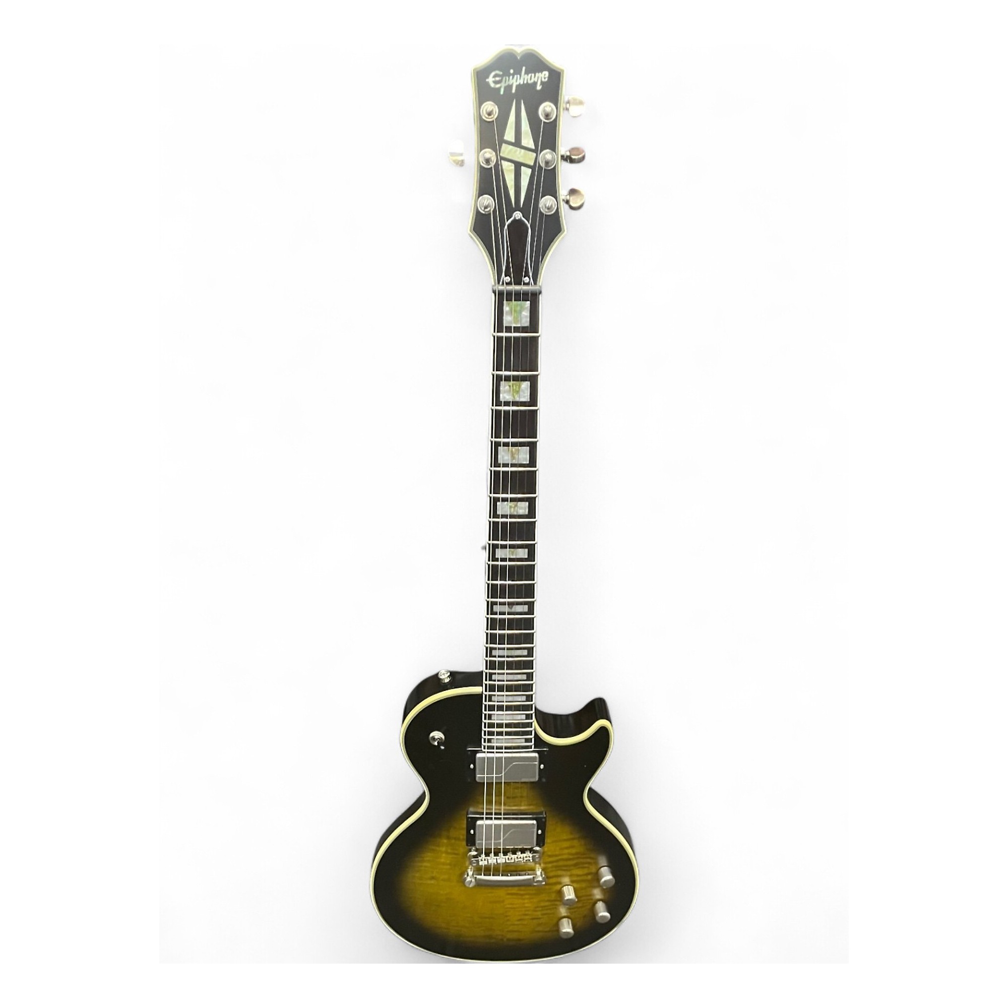 ギター Epiphone Les Paul Custom Prophecy GX Open Box Epiphone Les Paul Prophecy GX Electric Guitar Black