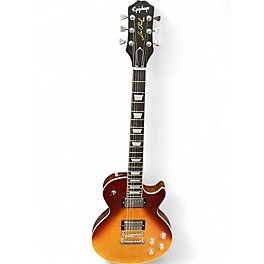 Used Epiphone Les Paul Modern Figured Trans Orange Solid Body Electric Guitar