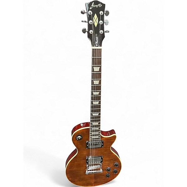 Used Firefly Classic Rootbeer Fade Solid Body Electric Guitar