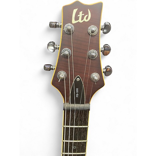 Used Ltd PB-500 Brown Sunburst Solid Body Electric Guitar