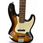 Used Squier Affinity Jazz Bass 2 Tone Sunburst Electric Bass Guitar