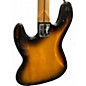 Used Squier Affinity Jazz Bass 2 Tone Sunburst Electric Bass Guitar