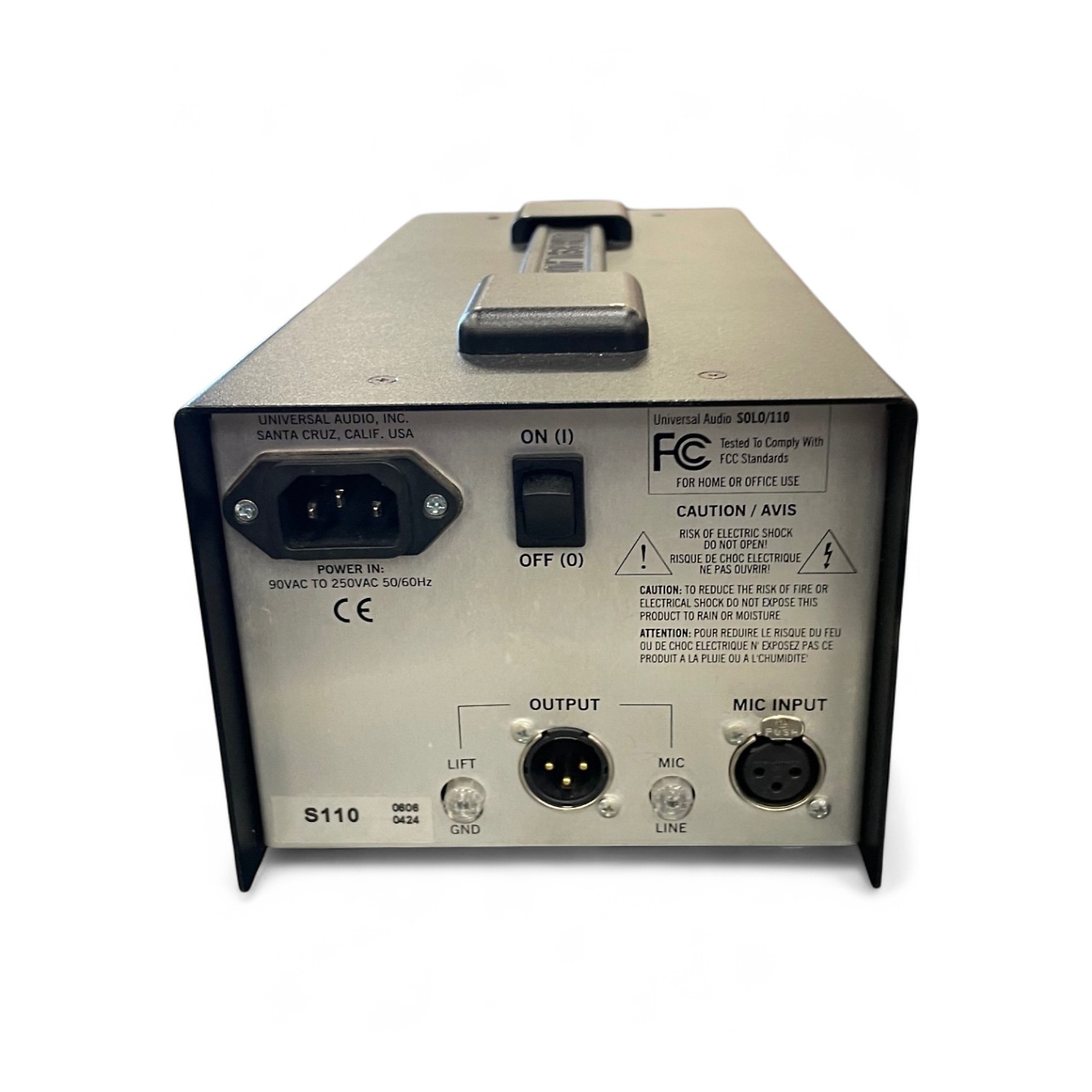 Used Universal Audio Solo 110 Microphone Preamp | Guitar Center