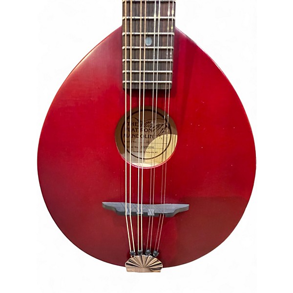 Used El Flatiron 1C Satin Red Mandolin