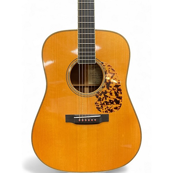 Used 2000s Martin D28CW Clarence White Signature Natural Acoustic Guitar