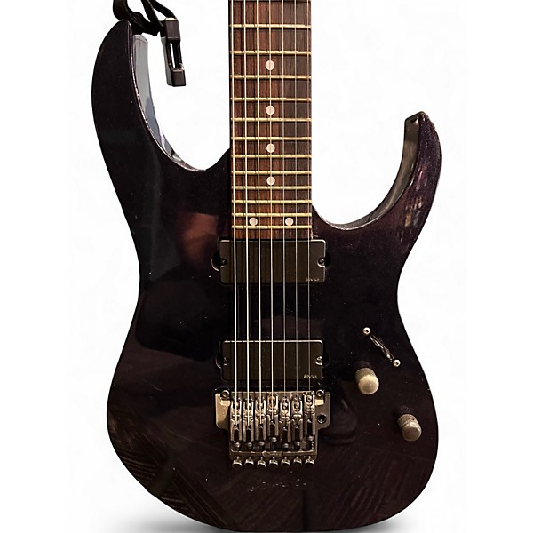 Used Ibanez RG1527 7 String purple sparkle Solid Body Electric Guitar