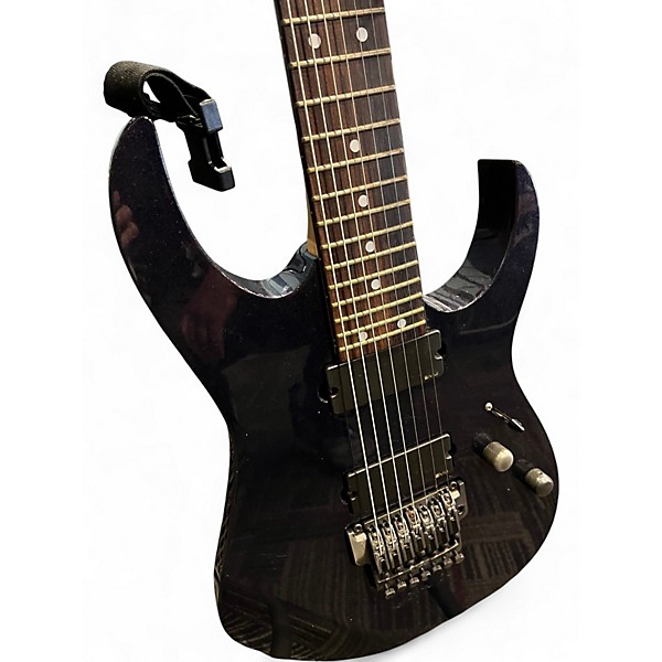 Used Ibanez RG1527 7 String purple sparkle Solid Body Electric Guitar