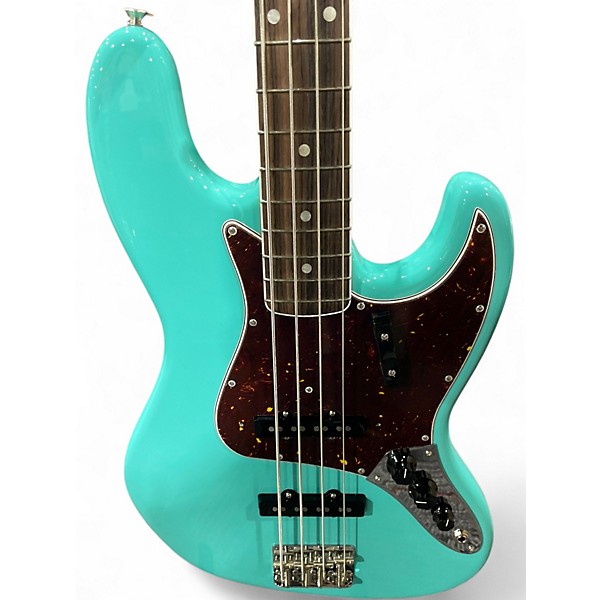 Used Fender AMERICAN VINTAGE II JAZZ Surf Green Electric Bass Guitar