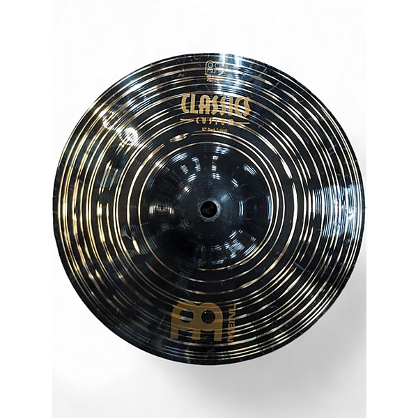 Used MEINL 10in CLASSIC CUSTOM DARK SPLASH Cymbal