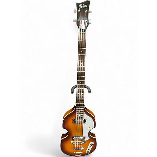 Used Hofner HHBB Sunburst Electric Bass Guitar