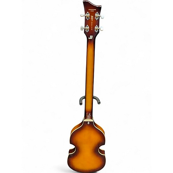 Used Hofner HHBB Sunburst Electric Bass Guitar