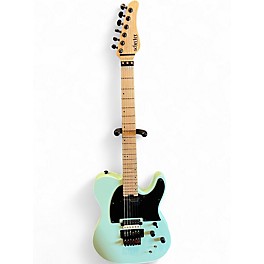 Used Schecter Guitar Research Diamond Series PT Seafoam Green Solid Body Electric Guitar