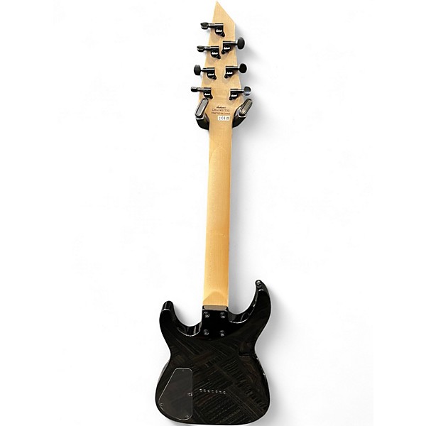 Used Jackson JS22-7 Dinky 7 String Black Solid Body Electric Guitar