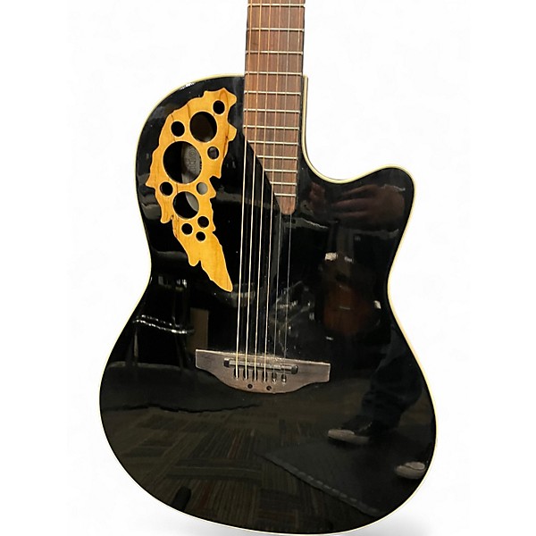 Used Ovation 1778TX-5 Elite Black Acoustic Electric Guitar