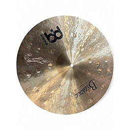 Used MEINL 18in byzance extra thin hammered crash Cymbal