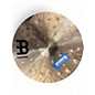 Used MEINL 18in byzance extra thin hammered crash Cymbal