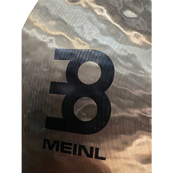 Used MEINL 18in byzance extra thin hammered crash Cymbal