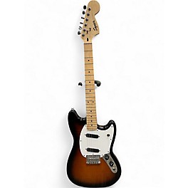 Used Squier SONIC MUSTANG 2 Tone Sunburst Solid Body Electric Guitar