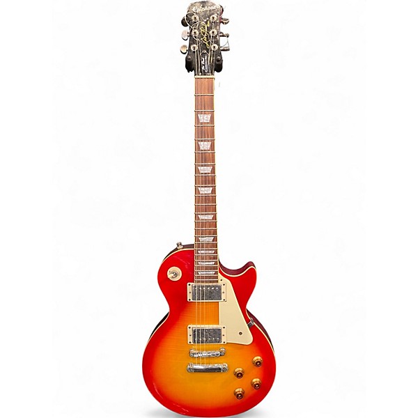 Used Epiphone Les Paul Standard Pro Cherry Sunburst Solid Body Electric Guitar