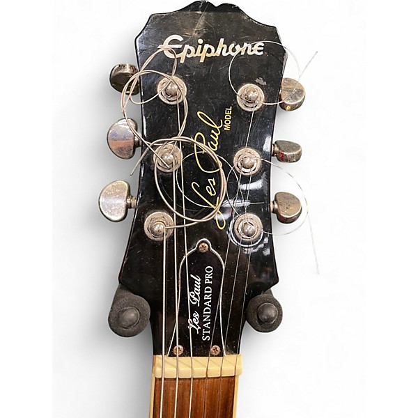 Used Epiphone Les Paul Standard Pro Cherry Sunburst Solid Body Electric Guitar