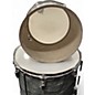 Vintage 1980s Ludwig 4 Piece drums Black diamond Drum Kit