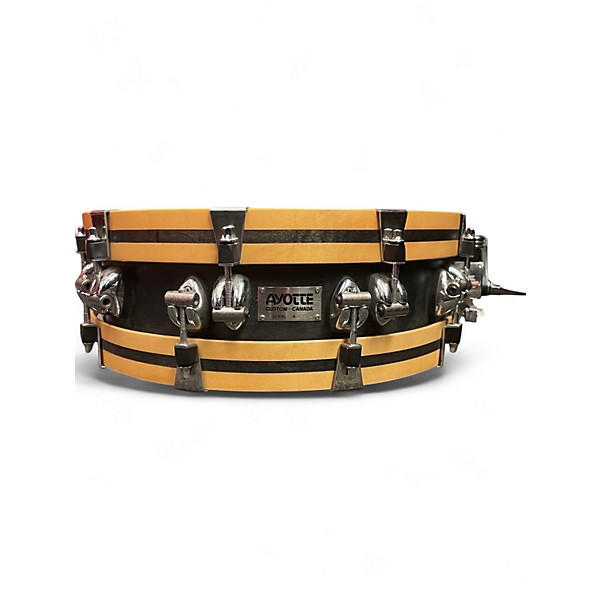 Used Ayote 14in custom maple piccolo Black Satin  Drum