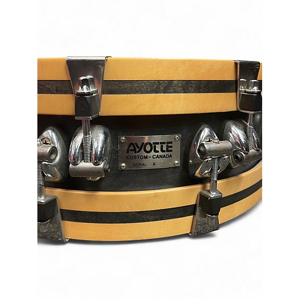 Used Ayote 14in custom maple piccolo Black Satin  Drum