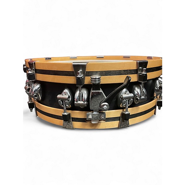 Used Ayote 14in custom maple piccolo Black Satin  Drum