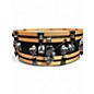 Used Ayote 14in custom maple piccolo Black Satin  Drum