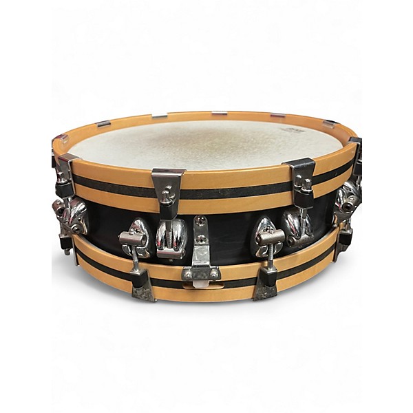 Used Ayote 14in custom maple piccolo Black Satin  Drum