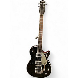 Used Gretsch Guitars G5230T Black and Silver Solid Body Electric Guitar