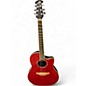 Used Ovation CS24 Red Acoustic Electric Guitar thumbnail
